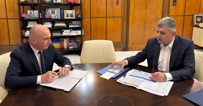 Ilie Bolojan și Marcel Ciolacu FOTO: Gov.ro
