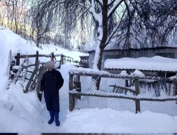 Un bărbat de 75 de ani este singurul locuitor al unui sat din județul Alba. FOTO: IPJ Alba