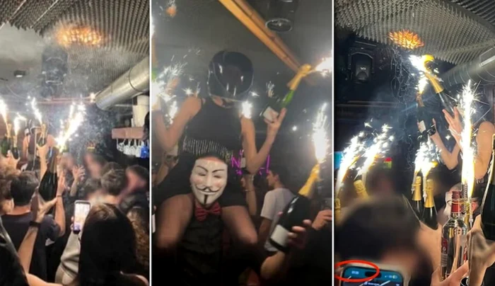 Incendiul din barul „Le Constellation” ar fi provocat de femeia cu cască FOTO: colaj x