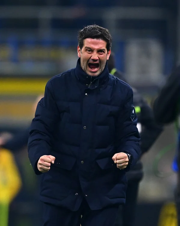 Cristi Chivu, dezlănțuit după a 15-a victorie în Serie A. Foto Facebook Inter