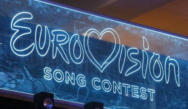 Eurovision logo, Foto: Pavlo Gonchar/SOPA Images / Shutterstock Editorial / Profimedia