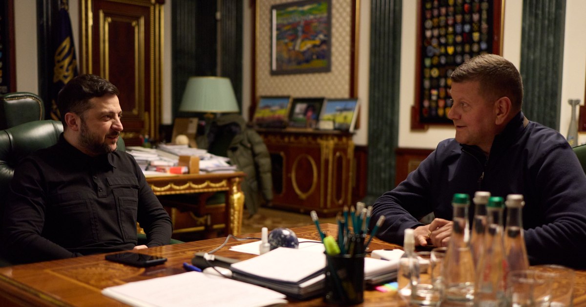 Vizită surpriză la Kiev. Valerii Zalujnîi, fostul șef al armatei ucrainene, s-a întâlnit cu Zelenski