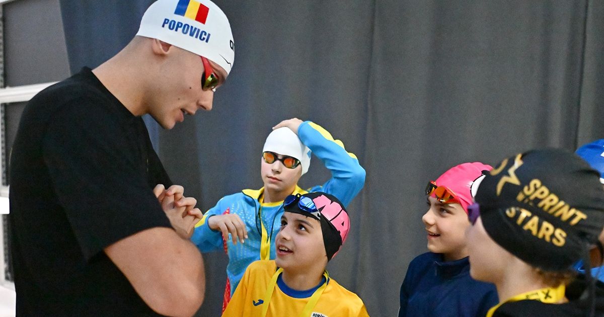 „Visam la un astfel de eveniment”. David Popovici, copleșit de emoții după „Sprint with the Stars”: „E totul pentru mine”