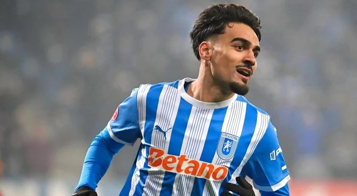 Ștefan Baiara, jucătorul Universității Craiova  Foto/Instagram