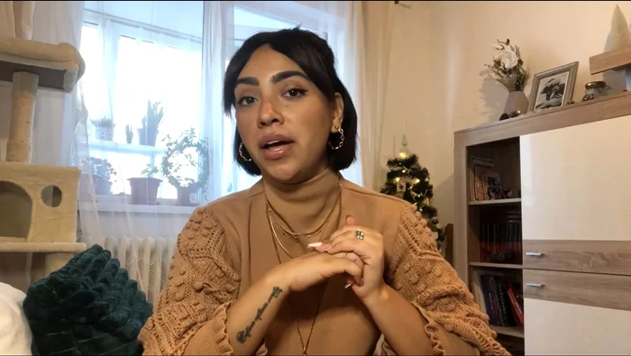 Yelna este jumătate iraniană, jumătate bengaleză. FOTO: Captură video