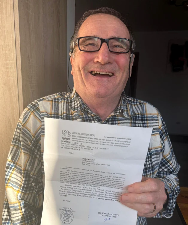 Bărbatul figurează ca decedat în evidențele statului deși trăiește. FOTO: Facebook/Popa Eugen