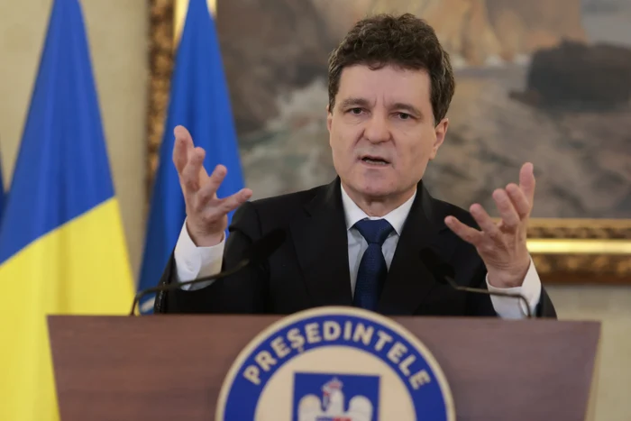 Președintele României, Nicușor Dan, aflat sâmbătă la Focșani FOTO: Inquam photos/ George Călin