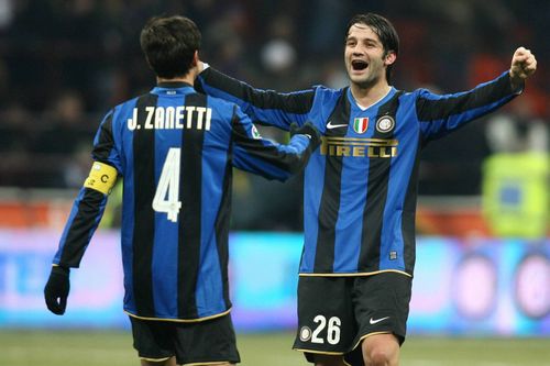Chivu alături de colegul său, Zanetti / FOTO: Imago