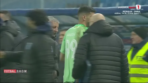 Mario Felgueiras, scandal la finalul meciului U Craiova - Botoșani. Foto Captură Prima Sport