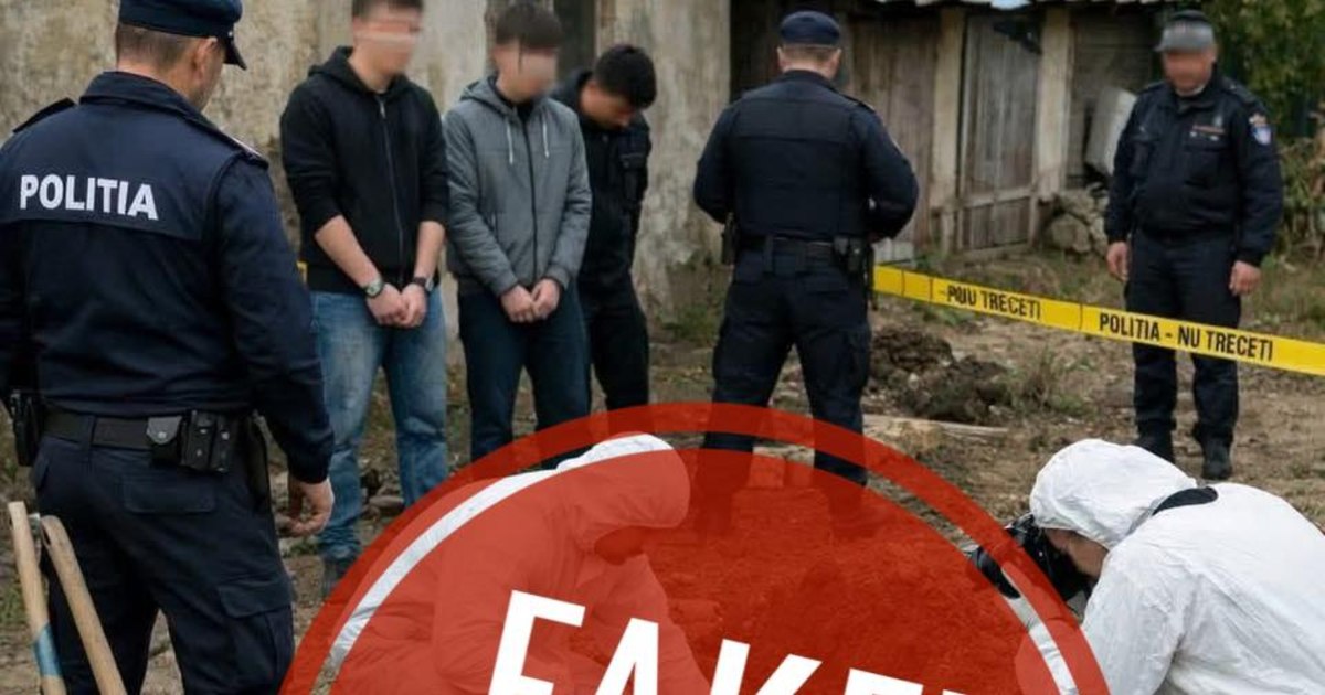Poliția Română avertizează asupra unei fotografii generate cu AI care circulă online după crima din Timiș. „Vă rugăm să dați dovadă de respect și empatie”