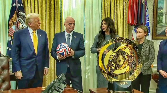 Trump și Infantino au fost de multe ori umăr la umăr  FOTO EPA