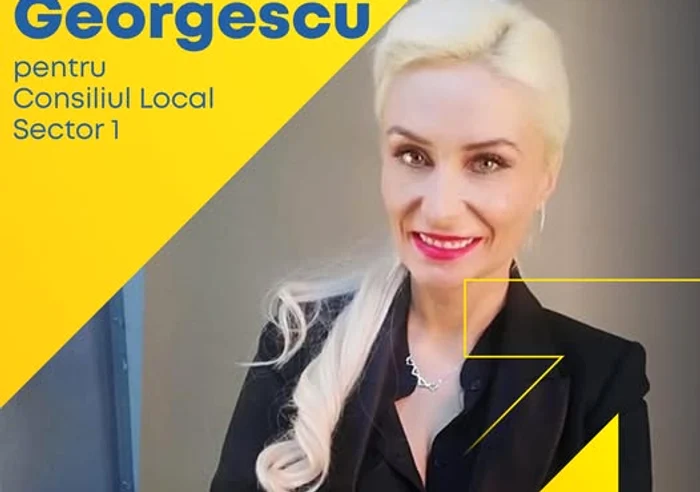 Adriana Georgescu a candidat  în 2020 la Consiliul Local Sector 1. FOTO FB Adriana Georgescu