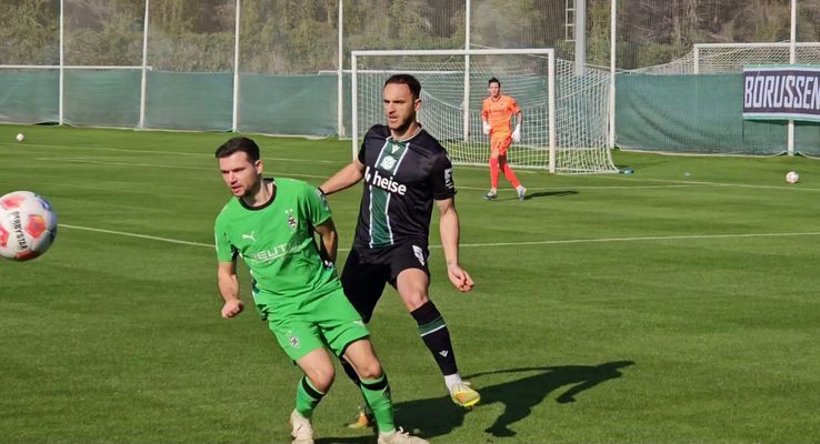 Virgil Ghiță, în Hannover - Monchengladbach, partidă de pregătire din Antalya // foto: Eduard Apostol (GSP)