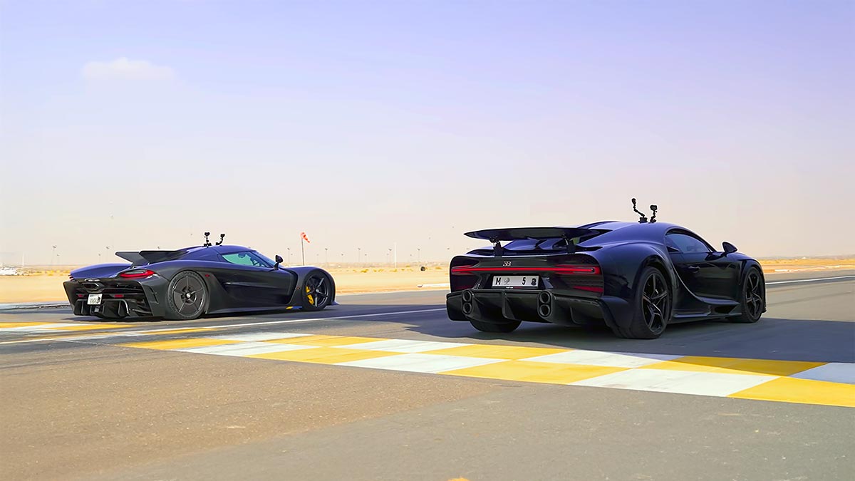 (VIDEO) Cel mai puternic Bugatti şi cel mai puternic Koenigsegg au fost puse alături într-o cursă directă | PiataAuto.md