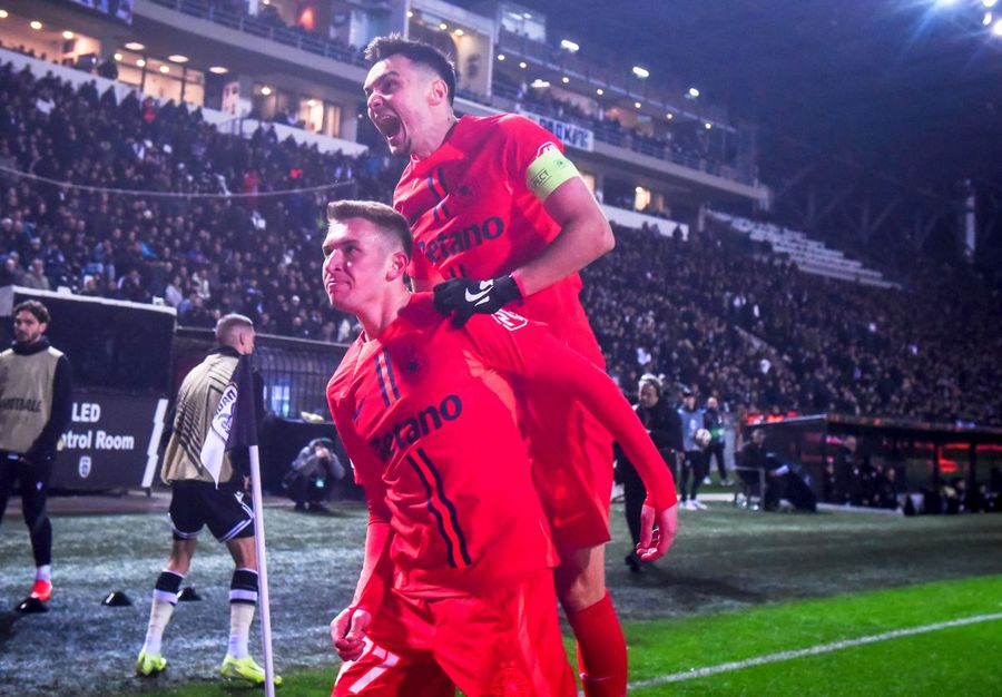 Andrei Gheorghiță și Adrian Șut, după golul primului cu PAOK, foto: Imago Gigi Becali, bun de plată?! » Cazul Andrei Gheorghiță este judecat azi de TAS