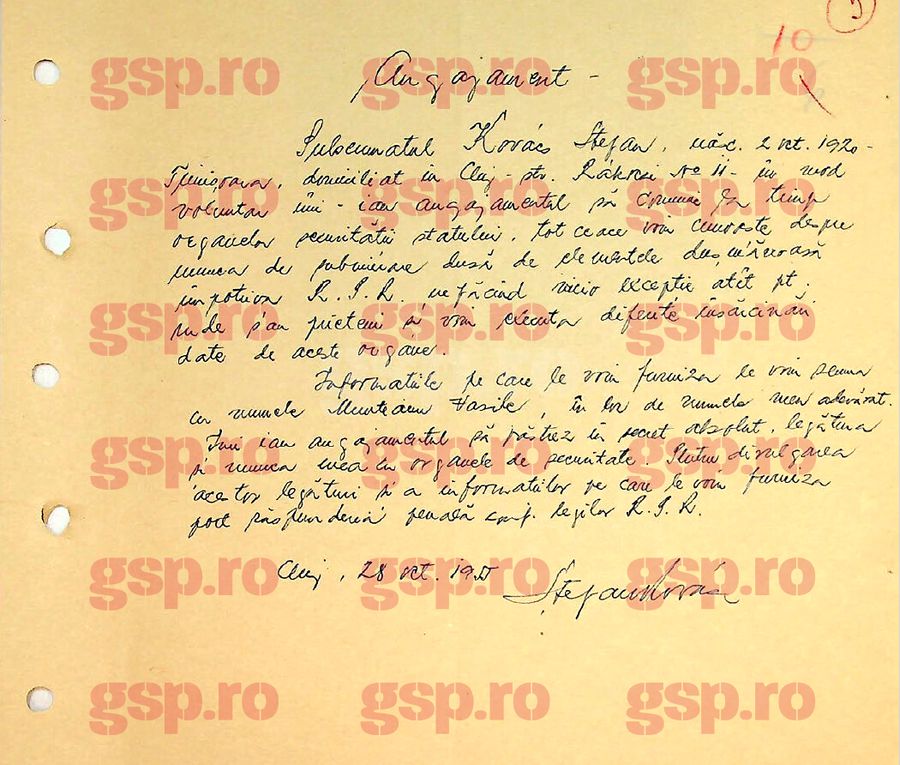 Stupoare în Arhivele Securității: marele Ștefan Kovacs a fost agentul secret „Vasile Munteanu” + „Este un tovarăș atașat colaborării”