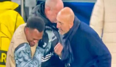 Moment șocant în Liga Campionilor » Spalletti și-a luat jucătorul la palme, chiar în timpul meciului!