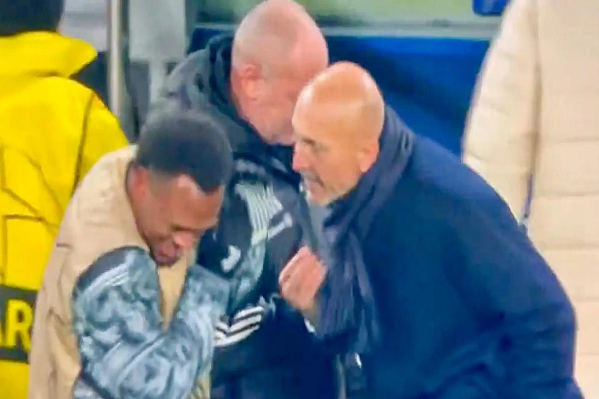 Moment șocant în Liga Campionilor » Spalletti și-a luat jucătorul la palme, chiar în timpul meciului!