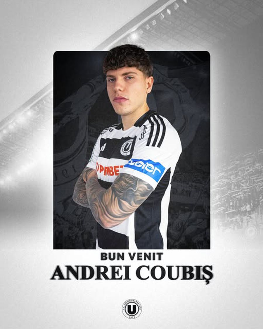 Andrei Coubiș, prezentat oficial în Superliga: „Bine ai venit!”