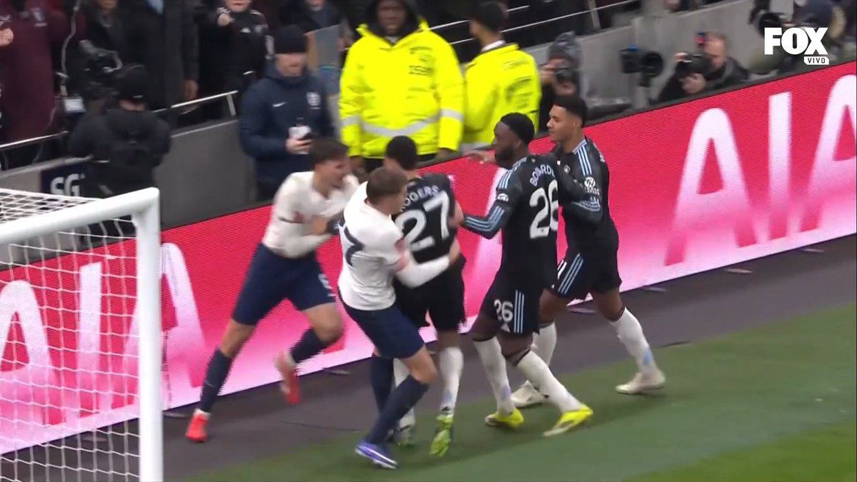 Scandal la finalul meciului Tottenham