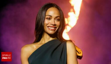 Zoe Saldana, apariție de senzație la premiera noului său film. Cum s-a afișat seducătoarea actriță | GALERIE FOTO