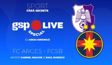 FC Argeș - FCSB, primul meci din 2026 » Comentăm la GSP Live Special cu Gabriel Enache și Raul Rusescu