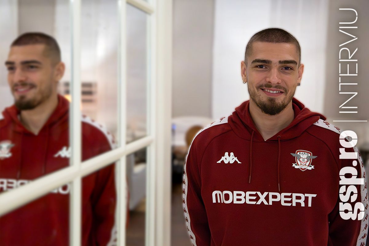 Denis Ciobotariu - de la pungi în picioare și cașcaval pane, la visul de a fi campion cu Rapid și a juca la Mondial