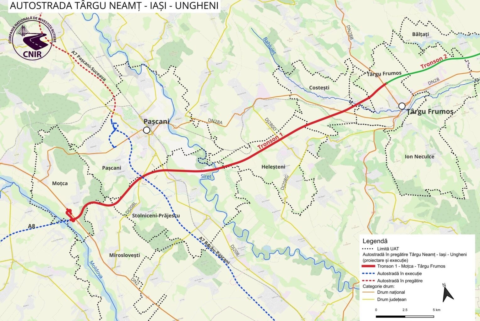 Autostrada Unirii A8. UMB a depus contestație la Curtea de Apel București pentru Tronsonul 1, după ce a pierdut la CNSC / Contractul, atribuit unei asocieri de firme din România și Bulgaria