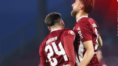 CFR Cluj - Metaloglobus, la un pas de o surpriză de proporții, într-un meci cu 6 goluri