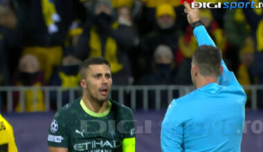 Ce gafe! ”Balonul de Aur” al lui Manchester City, eliminat după ce a văzut două cartonașe galbene într-un minut