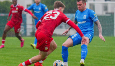 Într-un amical inedit, Universitatea Craiova a luat bătaie de la echipa a doua a lui Stuttgart!