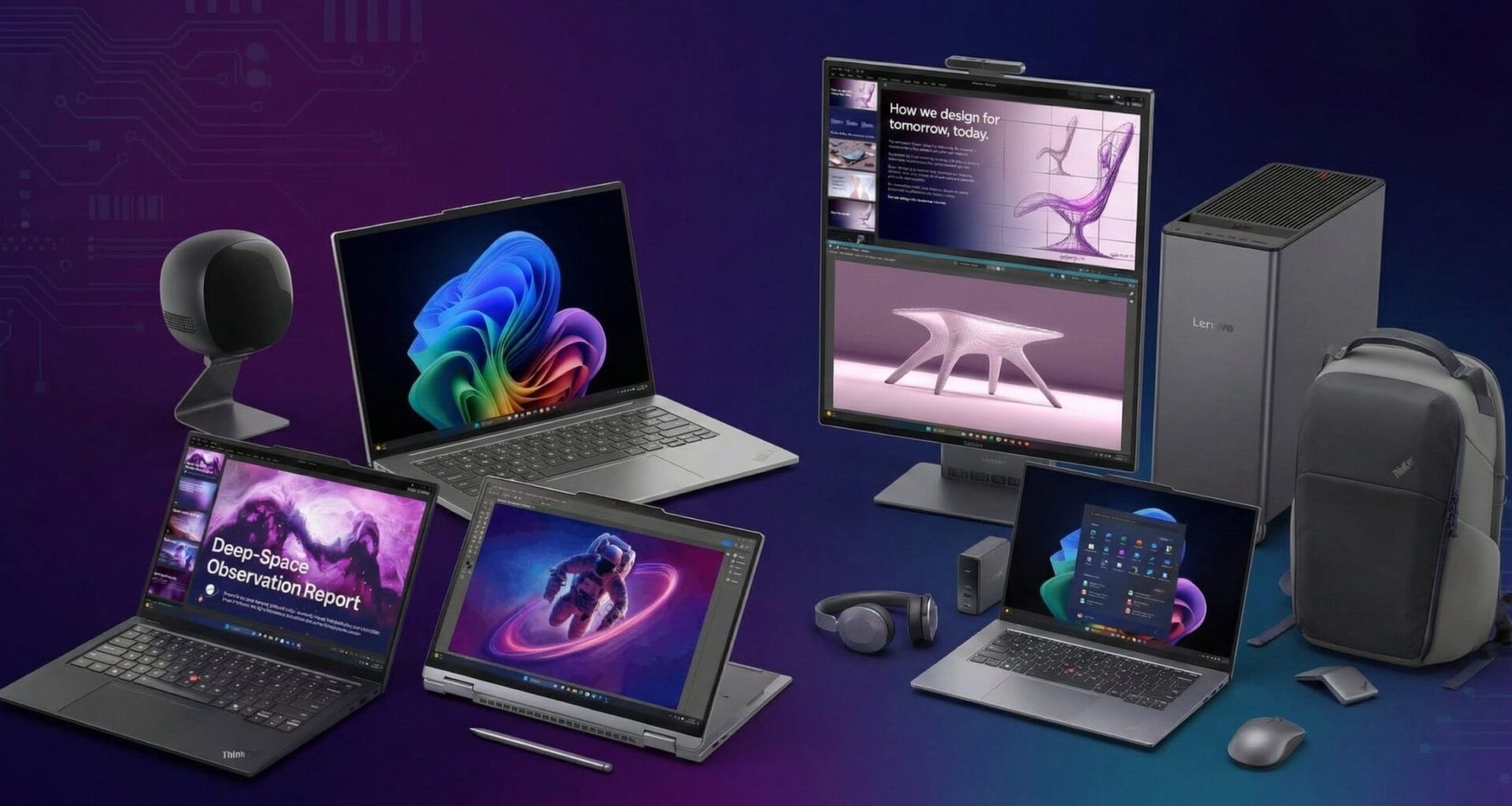 De la ThinkBook-ul care se răsucește singur la seria ThinkPad X1 reproiectată