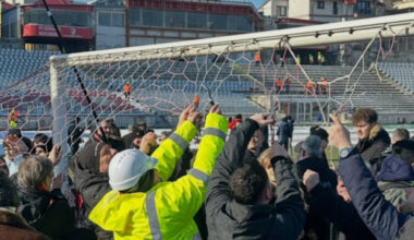 Sute de suporteri au fost prezenţi la startul lucrărilor de reconstrucţie a stadionului Dinamo!