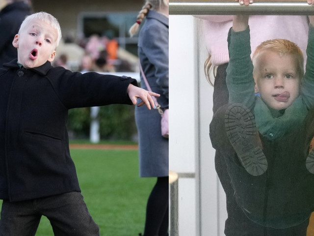 Prințul Louis are concurență serioasă în familia regală. Cine e năzdrăvanul cu sânge albastru care a furat toate privirile la o ieșire de Anul Nou