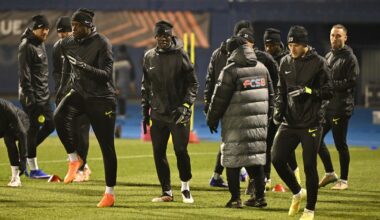 Primele imagini cu transferul iernii la antrenamentele FCSB! Mihai Stoica și Florin Cernat au garantat pentru el