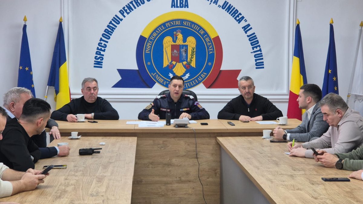 VIDEO: Ședință de urgență la nivelul județului Alba, după furtuna de zăpadă. Ce spune prefectul județului Alba, Nicolae Albu