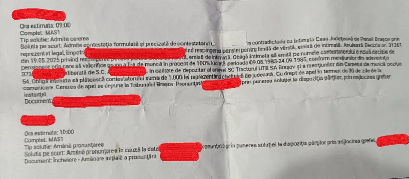 Decizie Tribunal - Foto: just.ro