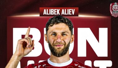 Alibek Aliev, oficial la CFR! Clujenii l-au prezentat pe înlocuitorul lui Louis Munteanu. Cifrele atacantului