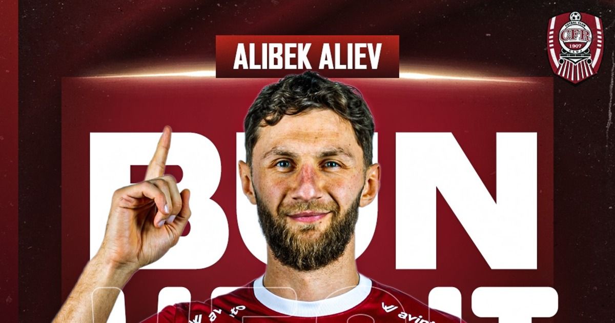 Alibek Aliev, oficial la CFR! Clujenii l-au prezentat pe înlocuitorul lui Louis Munteanu. Cifrele atacantului