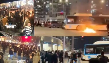 În Ierusalim, un autobuz a intrat într-o mulțime de protestatari ultra-ortodocși