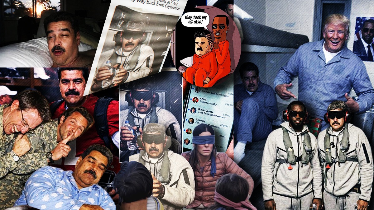 Râsul nu va putea fi niciodată capturat. Colecție de glume la adresa arestării lui Nicolas Maduro