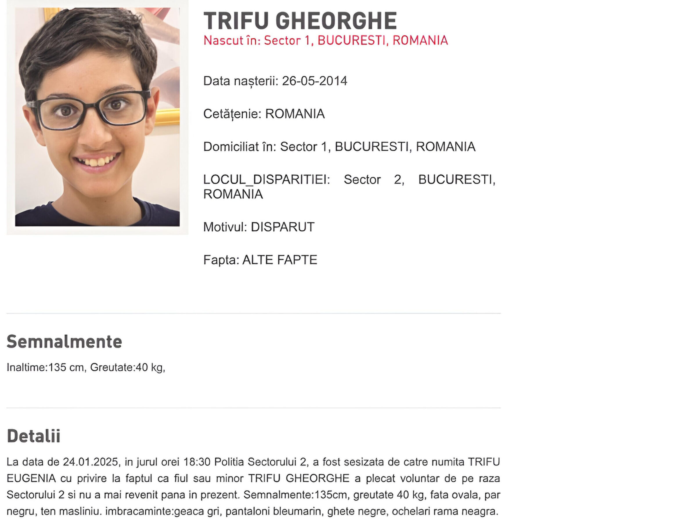 FOTO | Copilul dispărut în București a fost găsit de șofer STB, într-un troleibuz de pe linia 90. Știa de el din mesajul RO-ALERT