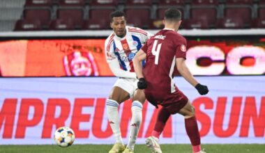 Cu om în plus o oră, CFR Cluj o bate chinuit pe Oțelul și vine lângă FCSB! Clasamentul în lupta pentru play-off