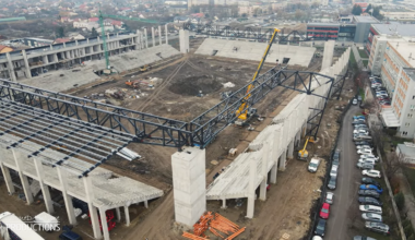 Prinde contur » Imagini la zi cu primul stadion din România care se va inaugura în 2026