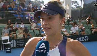 Jaqueline Cristian a luat microfonul și a surprins după calificarea în „sferturi” la Adelaide: „Îmi pare rău!”