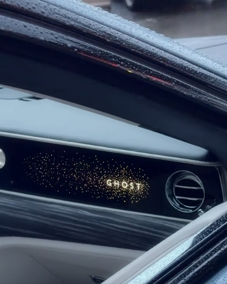 Rolls-Royce Ghost, mașina lui Adrian Mititelu junior / foto: TikTok @sergiu-car.spotting