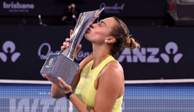 Sabalenka își "obligă" iubitul să o facă "doamna Frangoulis"! Mesajul genial transmis, în fața unui stadion plin