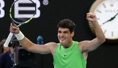 Alcaraz, în finala AO, după cea mai lungă semifinală din istoria turneului! Carlitos, FA-BU-LOS, deşi a jucat accidentat