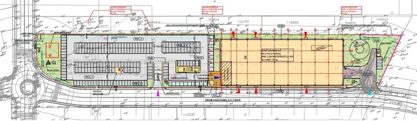 Planul proiectului Kaufland din Pipera