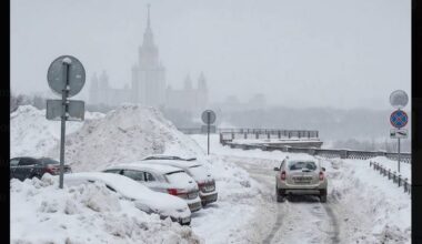 Record de zăpadă în Capitala Rusiei. Moscova înregistrează cele mai abundente ninsori din ultimii peste 200 de ani VIDEO